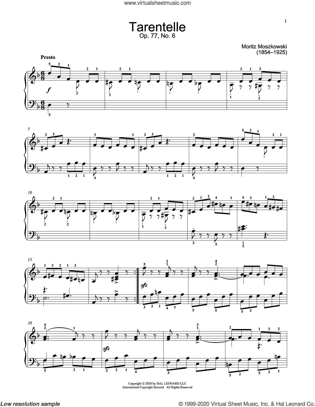 Tarantella, Op. 77, No. 6
