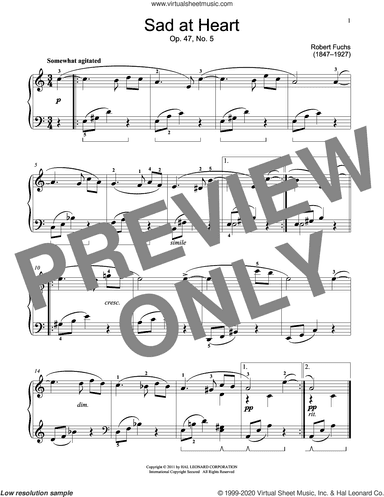 Sad At Heart, Op. 47, No. 5