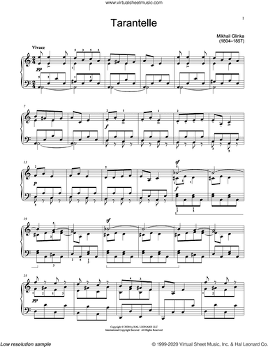 Tarantella In A Minor