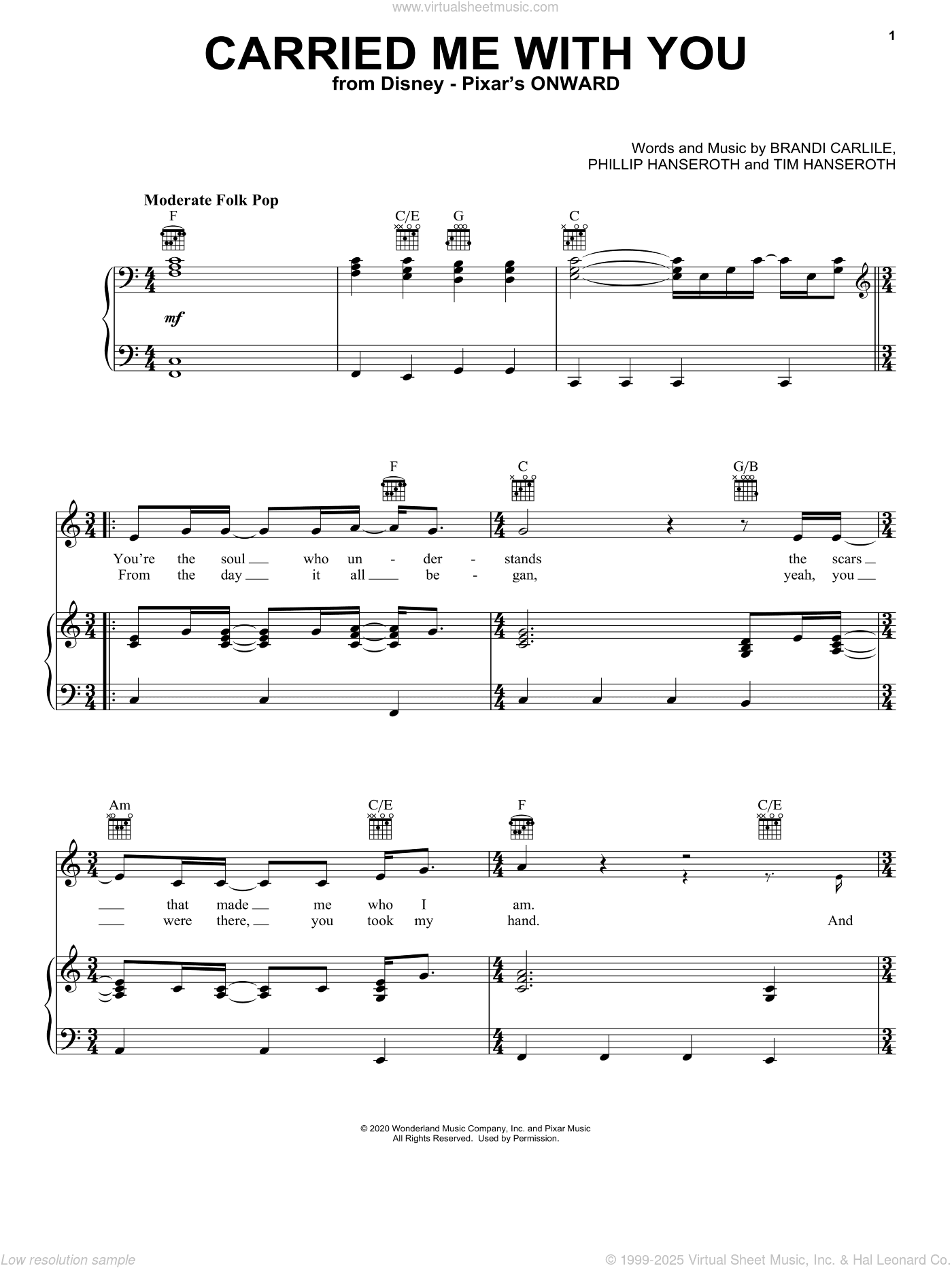 Carried Me With You (from Onward)