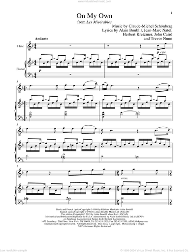 On My Own (from Les Miserables)