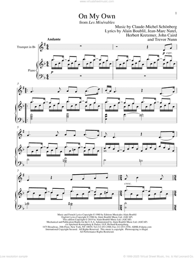 On My Own (from Les Miserables)