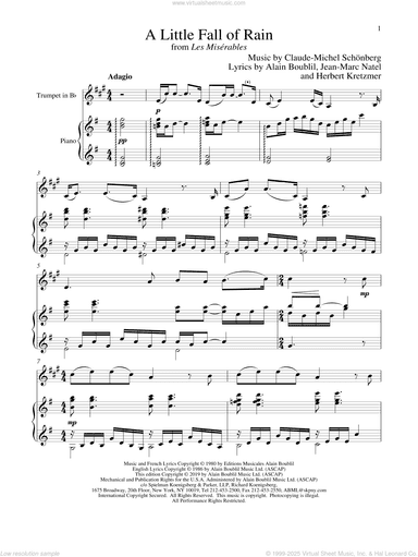 A Little Fall Of Rain (from Les Miserables)