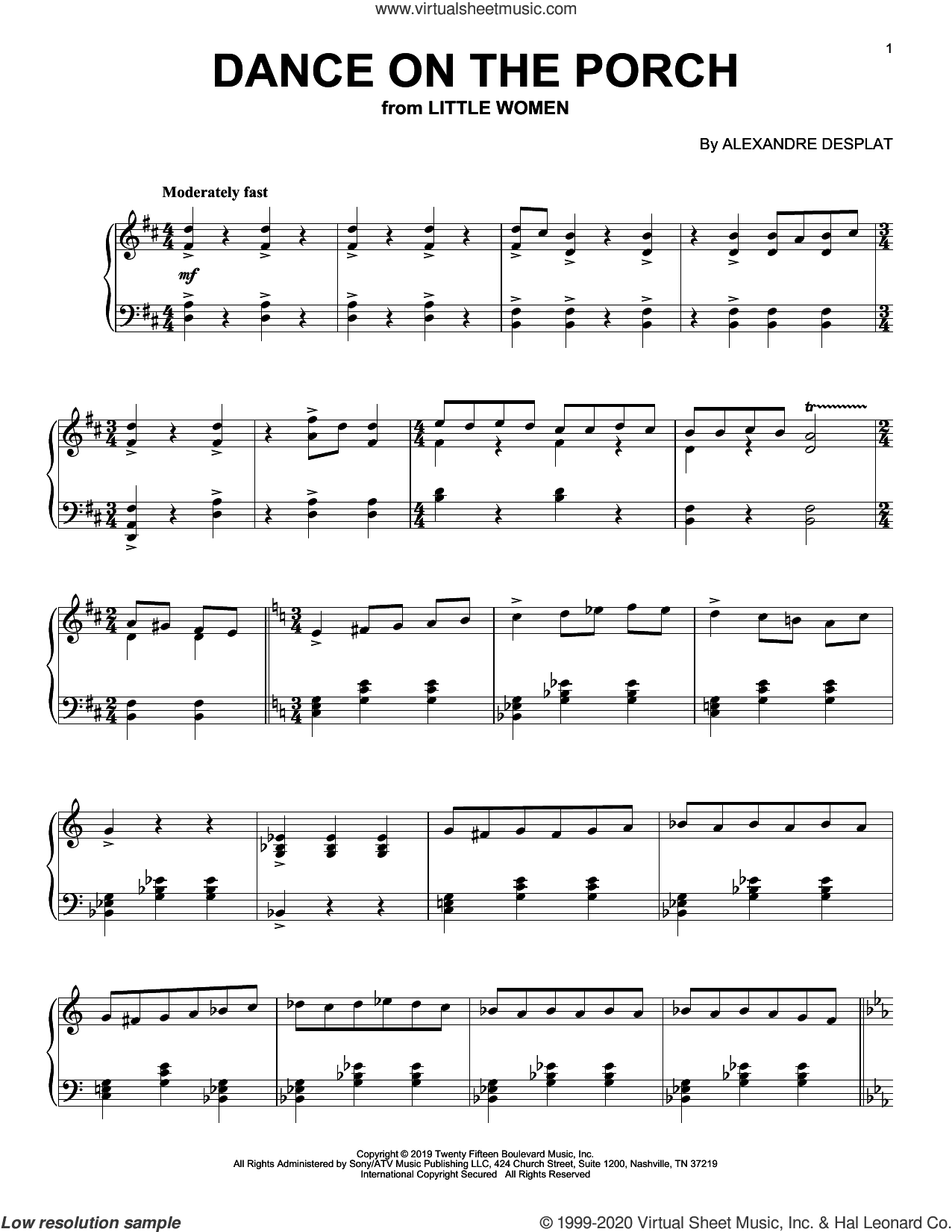 Dance On The Porch (from the Motion Picture Little Women)