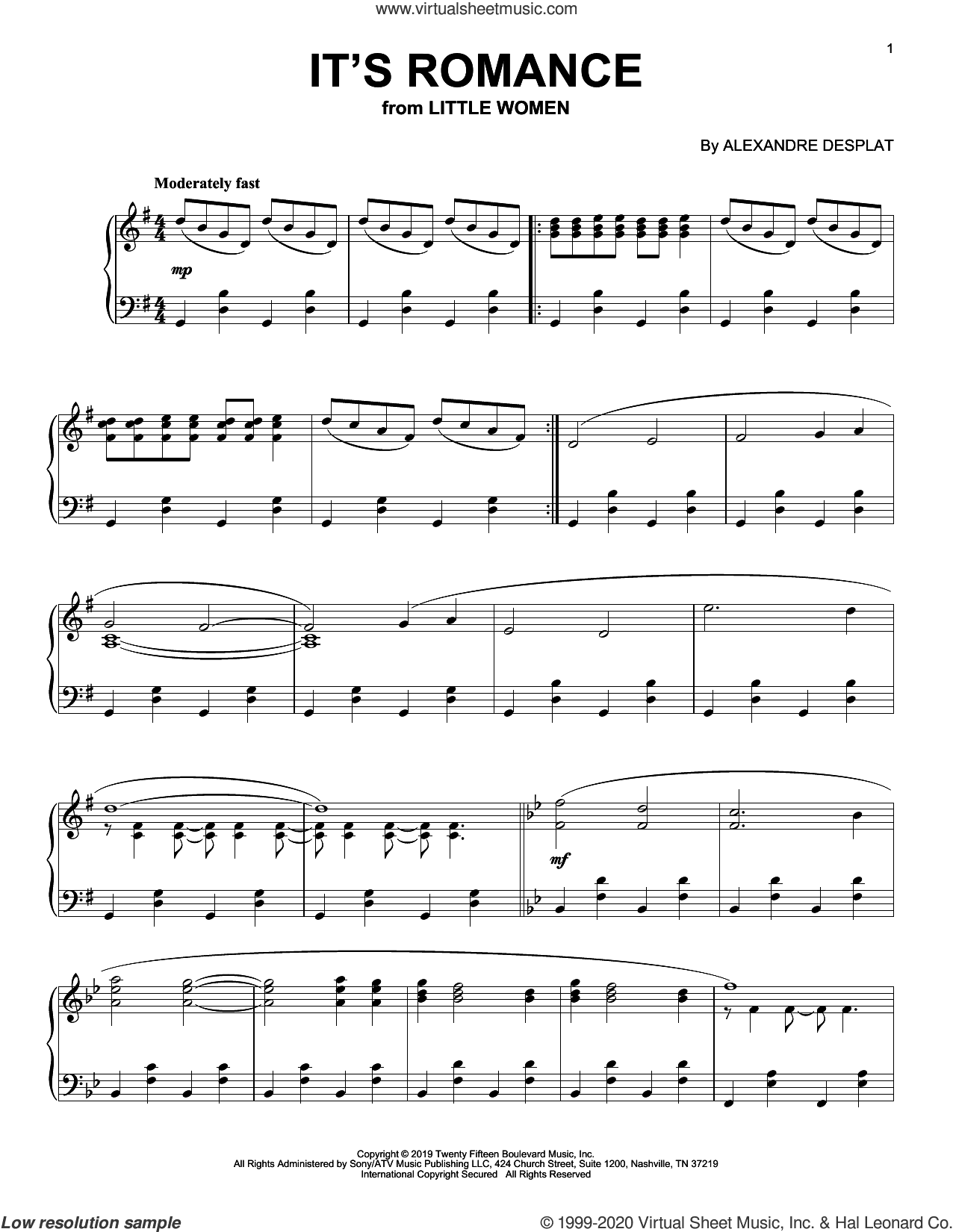 It's Romance (from the Motion Picture Little Women)