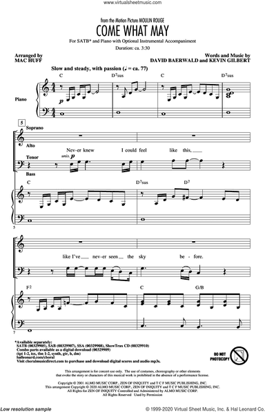 Come What May (from Moulin Rouge) (arr. Mac Huff)