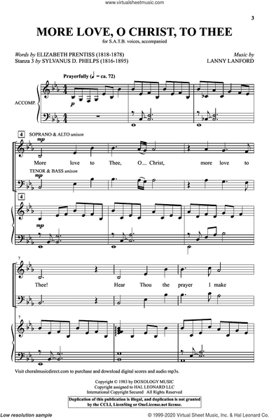 More Love, O Christ, To Thee