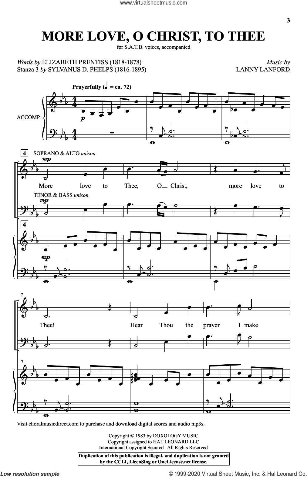 More Love, O Christ, To Thee