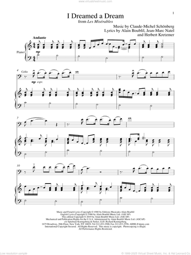 I Dreamed A Dream (from Les Miserables)
