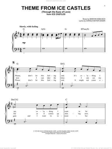Theme From Ice Castles (Through The Eyes Of Love)