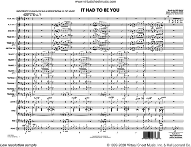 It Had to Be You (arr. Rick Stitzel) (COMPLETE)