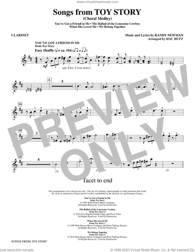 Songs from Toy Story (Choral Medley) (arr. Mac Huff)
