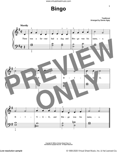 Bingo (arr. Denes Agay)