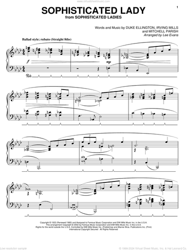 Sophisticated Lady (arr. Bill Boyd)
