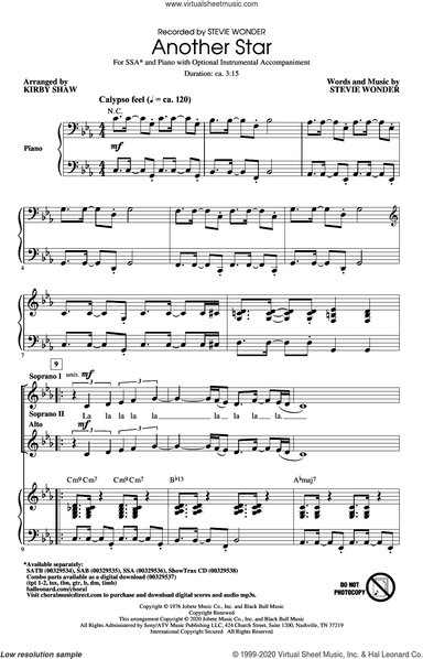Another Star (arr. Kirby Shaw)