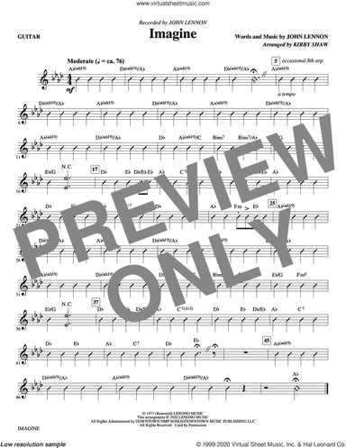 Imagine (arr. Kirby Shaw) (complete set of parts)