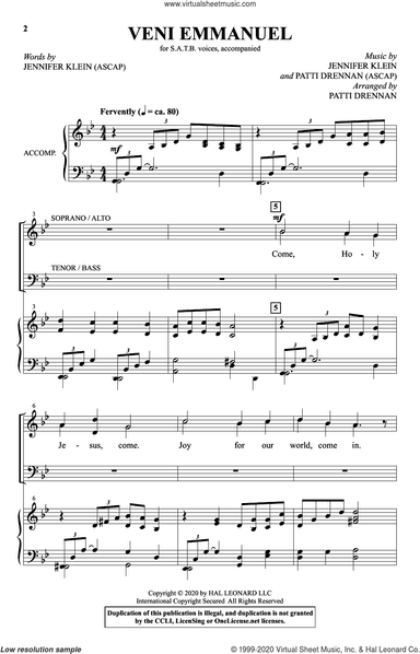 Veni Emmanuel (arr. Patti Drennan)