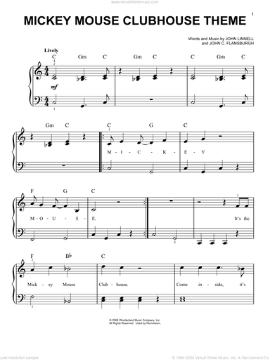 Mickey Mouse Clubhouse Theme