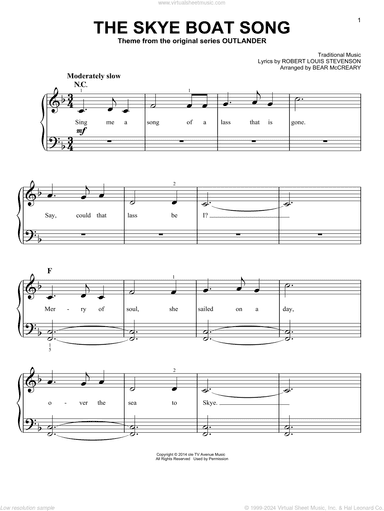 The Skye Boat Song (from Outlander) (arr. Bear McCreary)