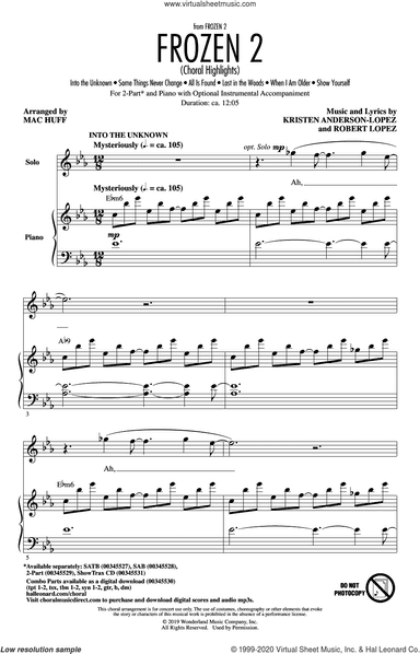 Frozen 2 (Choral Highlights) (arr. Mac Huff)
