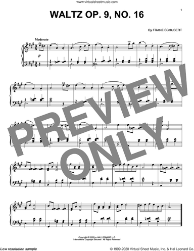 Waltz, Op. 9, No. 16