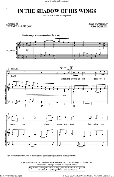 In The Shadow Of His Wings (arr. Stewart Harris)