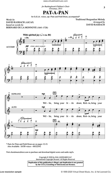 Pat-A-Pan (arr. David Rasbach)