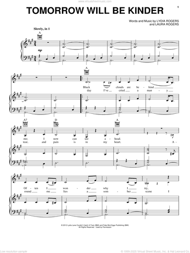 Tomorrow Will Be Kinder (from The Hunger Games: Songs from District 12 and Beyond)