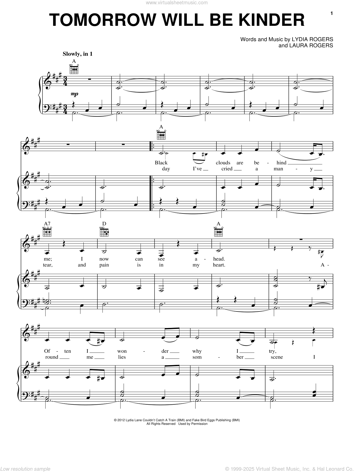 Tomorrow Will Be Kinder (from The Hunger Games: Songs from District 12 and Beyond)