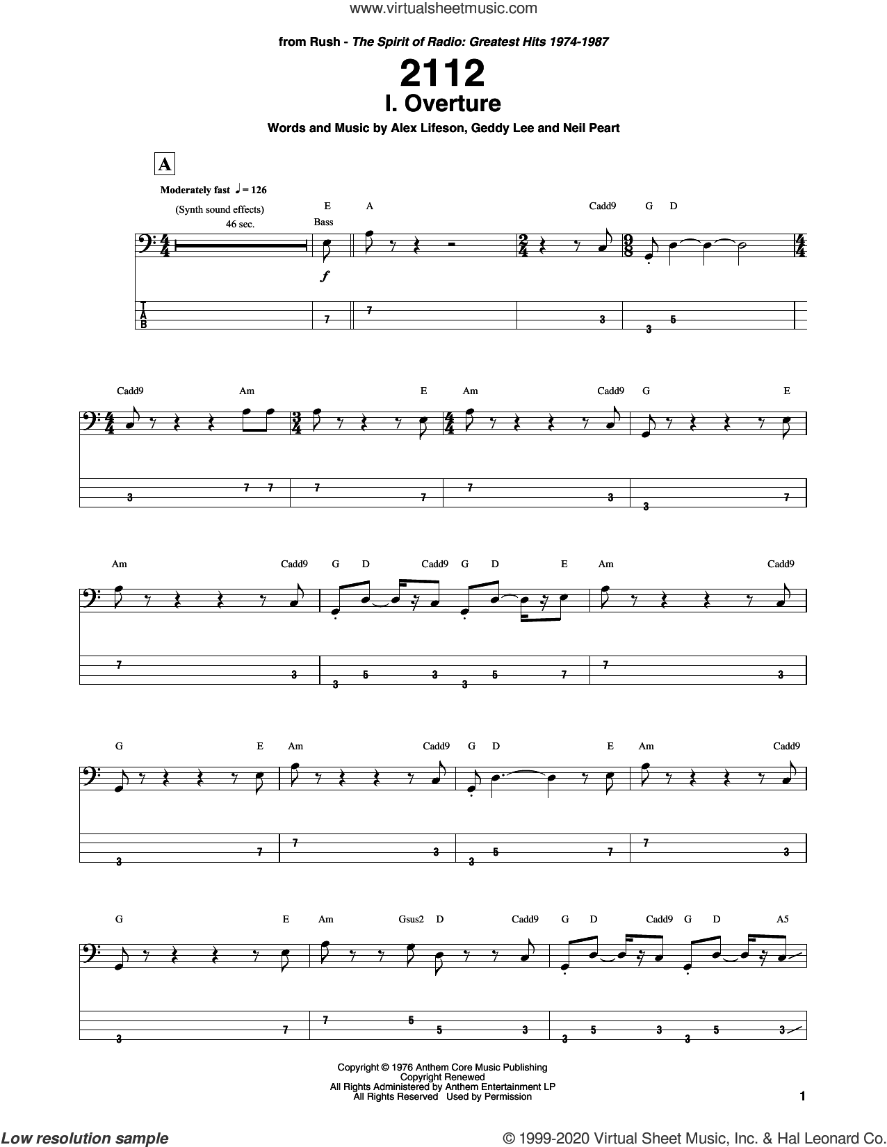 2112 - I. Overture