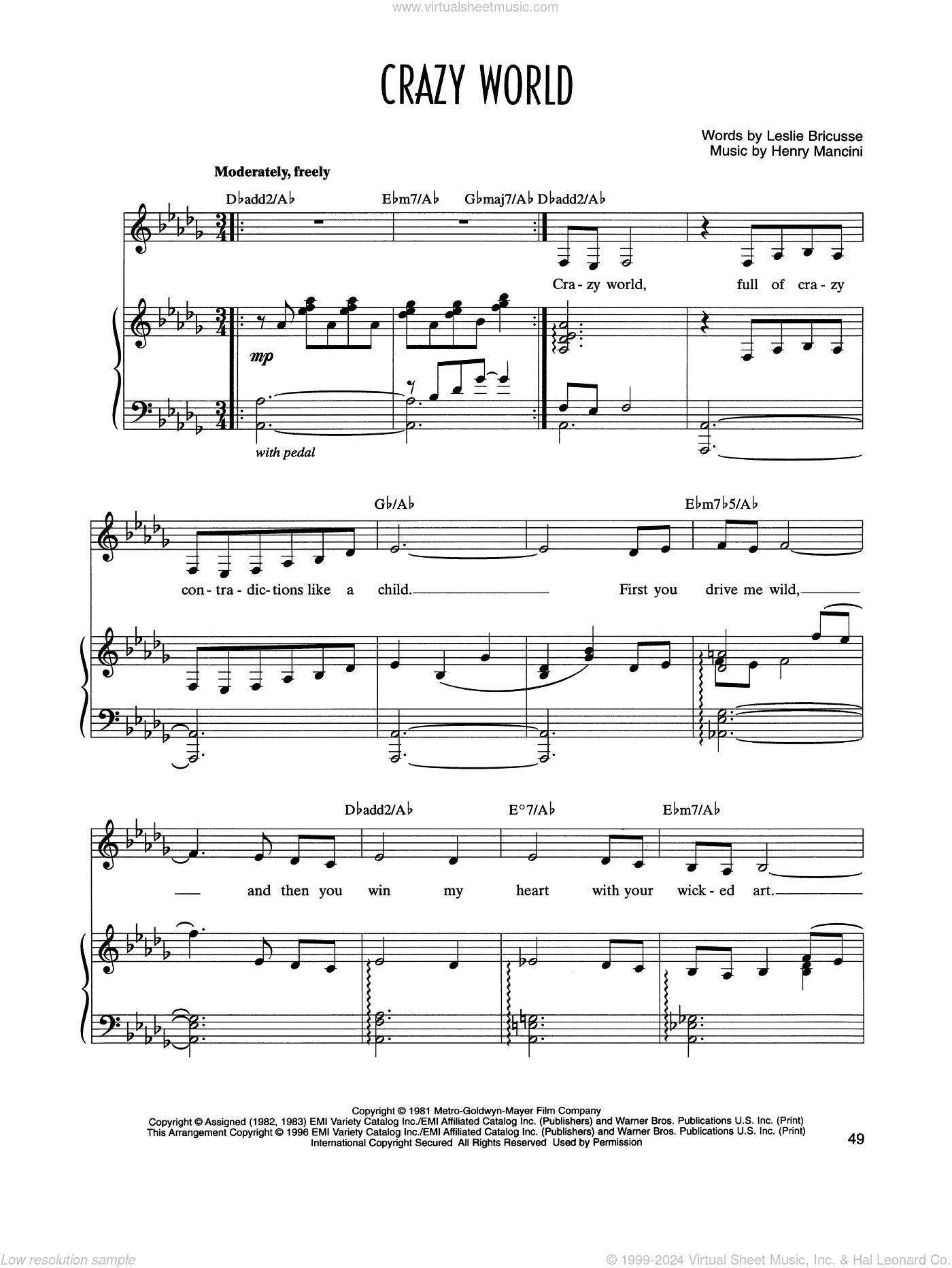 Crazy World (from Victor/Victoria)