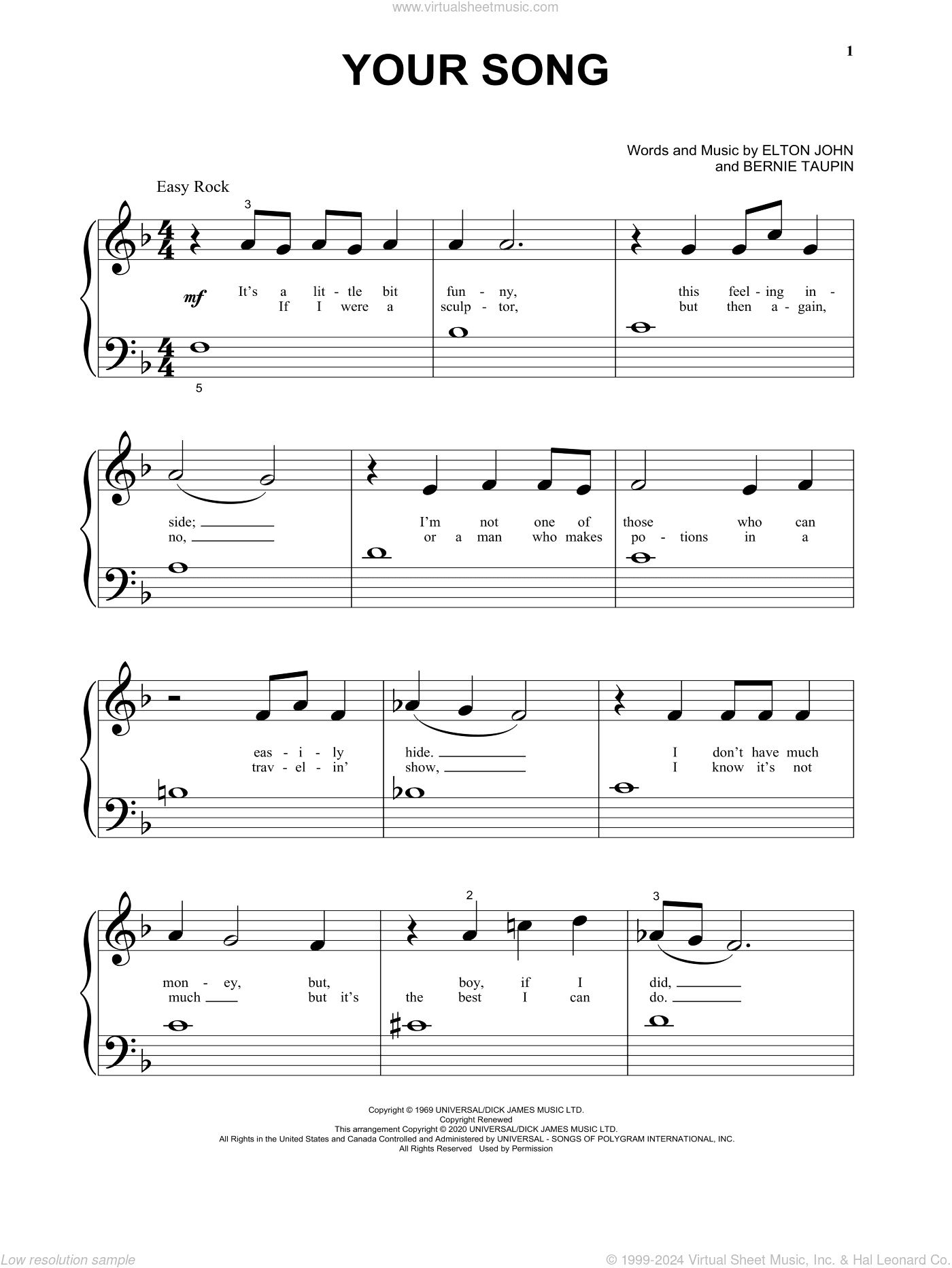 Your Song