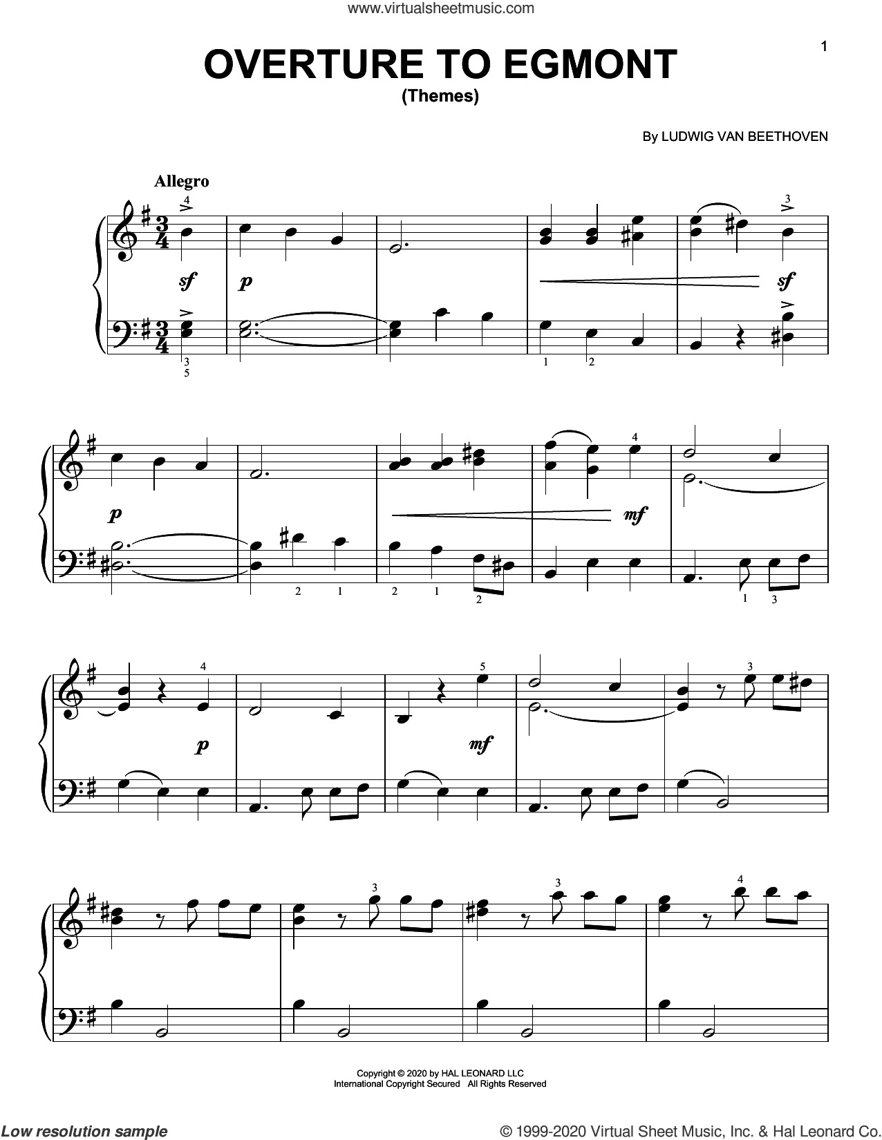 Overture To Egmont (Themes)