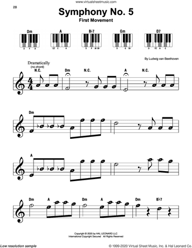 Symphony No. 5 In C Minor, First Movement Excerpt