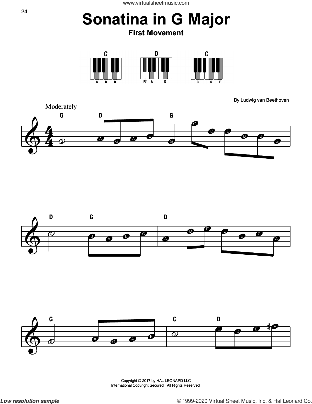 Sonatina In G Major