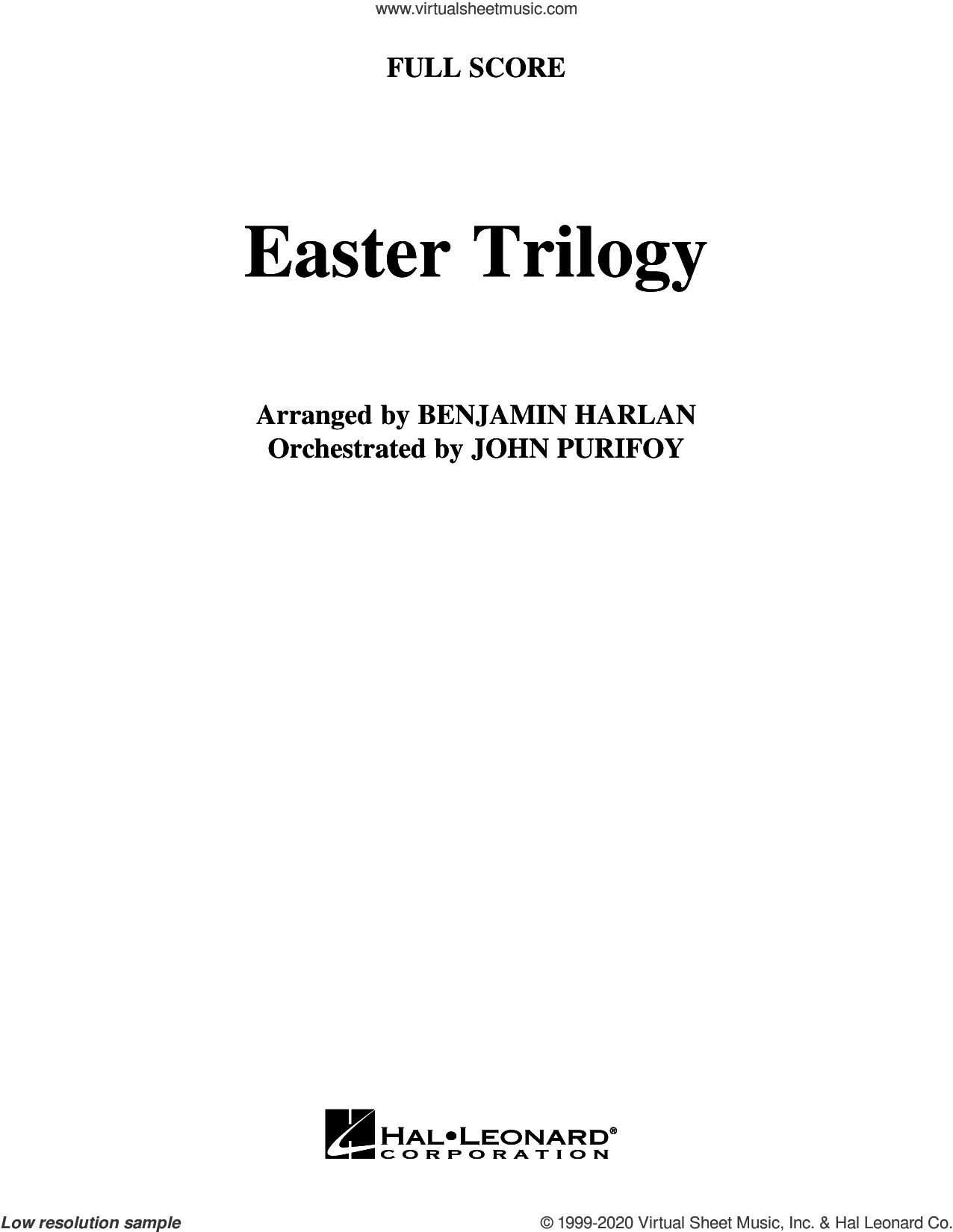 Easter Trilogy: A Cantata in Three Suites (Chamber Orchestra)