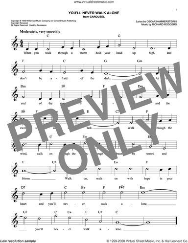 You'll Never Walk Alone (from Carousel)