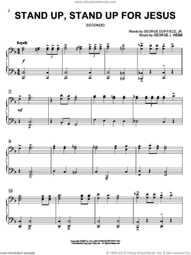 Stand Up, Stand Up For Jesus (arr. Larry Moore)