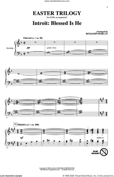 Easter Trilogy: A Cantata in Three Suites