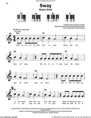 Sway (Quien Sera), (beginner)