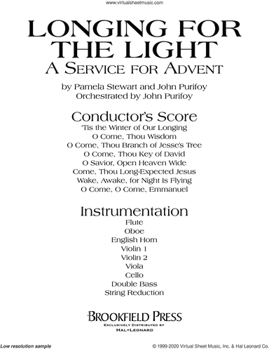 Longing For The Light (A Service For Advent)