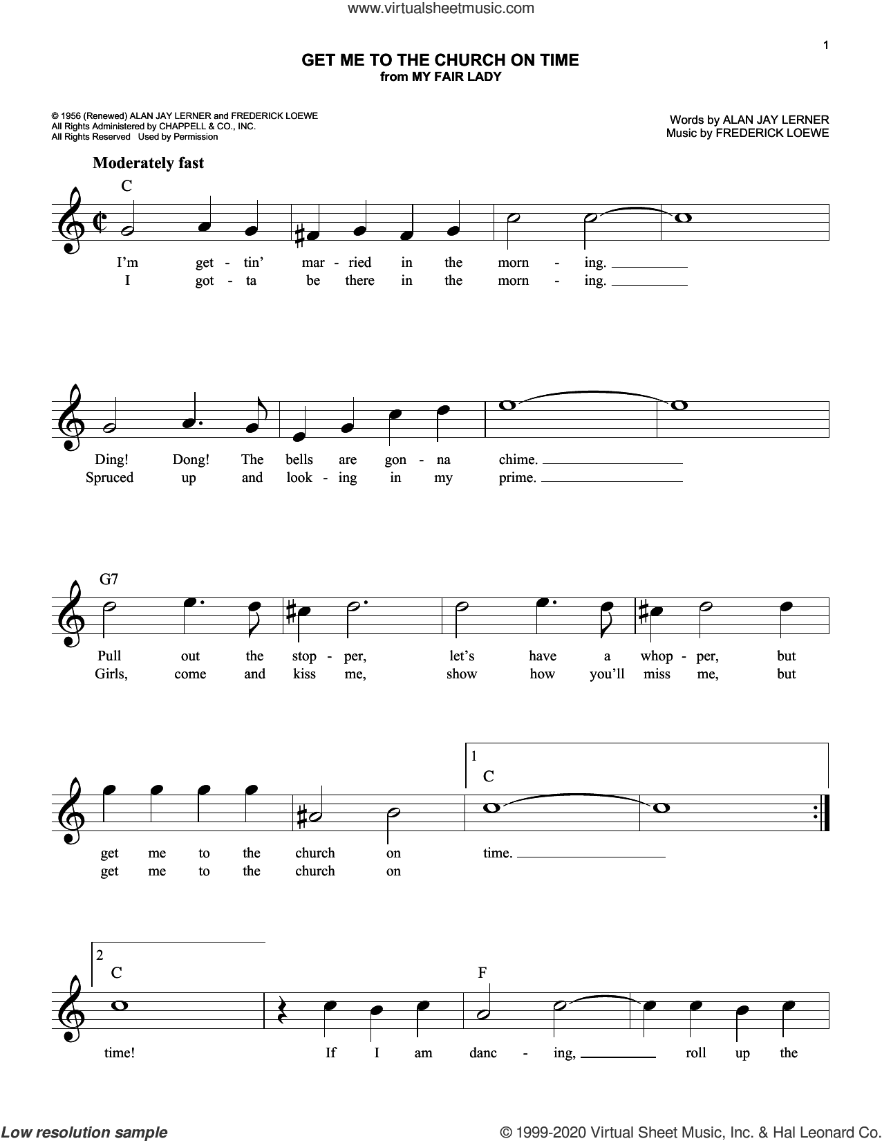 Get Me To The Church On Time (from My Fair Lady)
