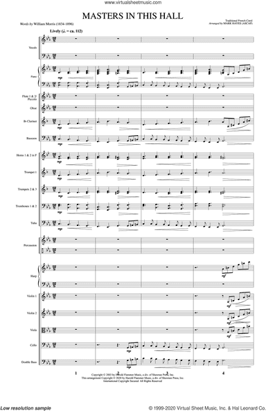 Masters in This Hall (arr. Mark Hayes) (COMPLETE)