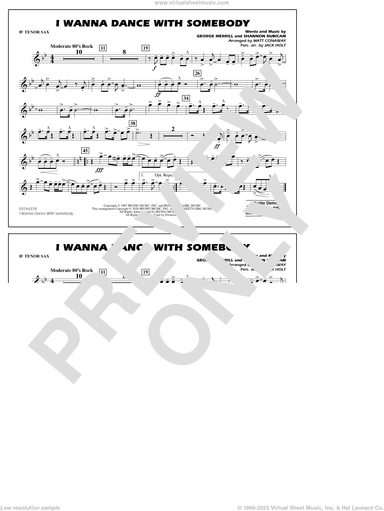 I Wanna Dance with Somebody (arr. Conaway and Holt)