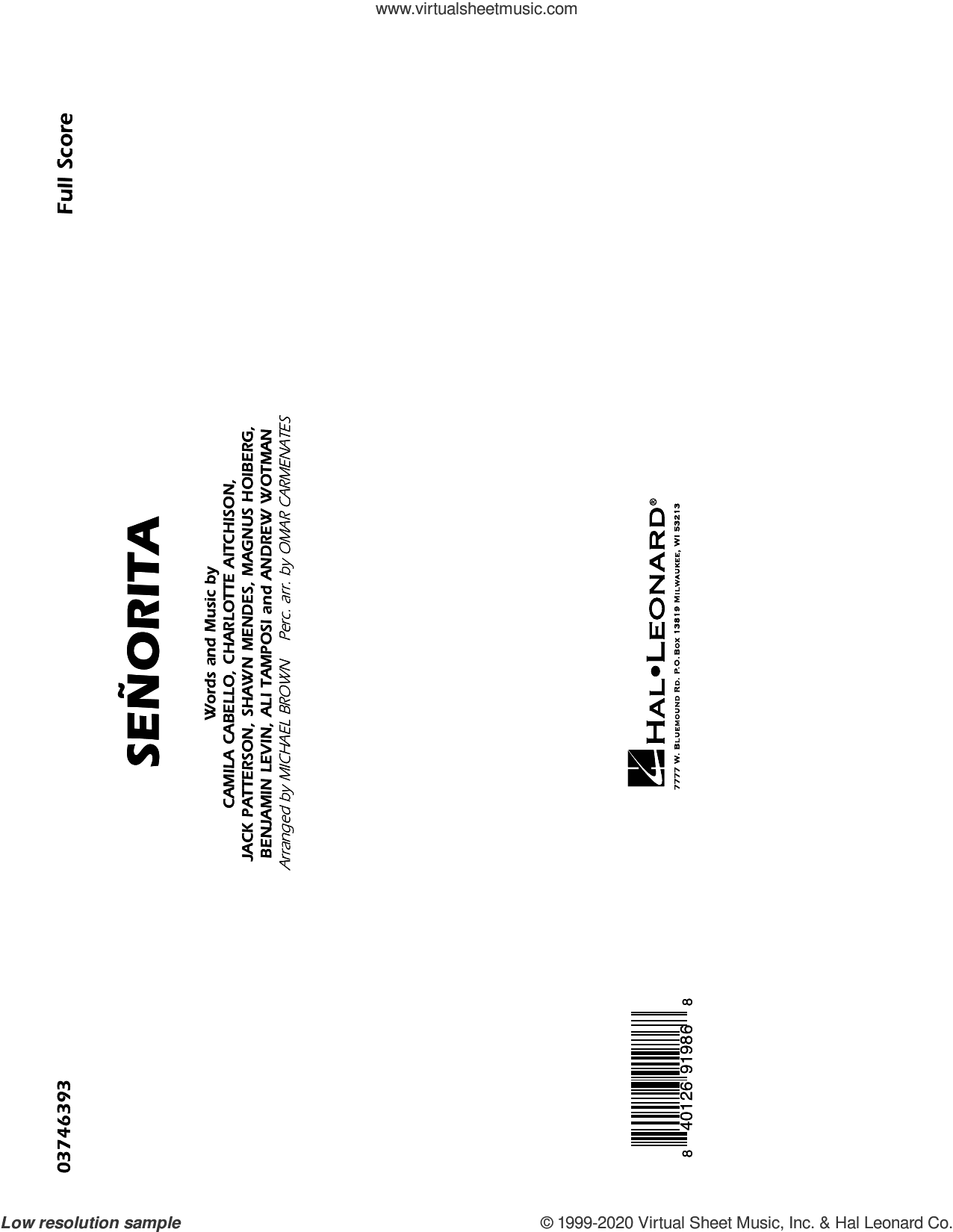 Se&#241;orita (arr. Carmenates and Brown)