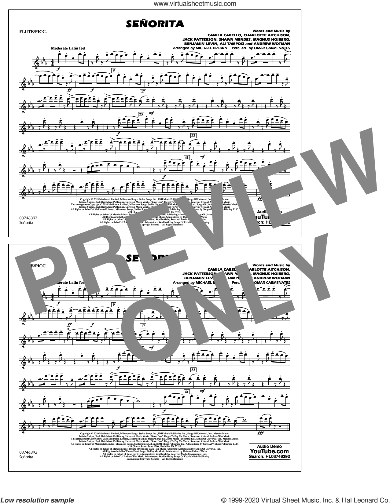 Se&#241;orita (arr. Carmenates and Brown)