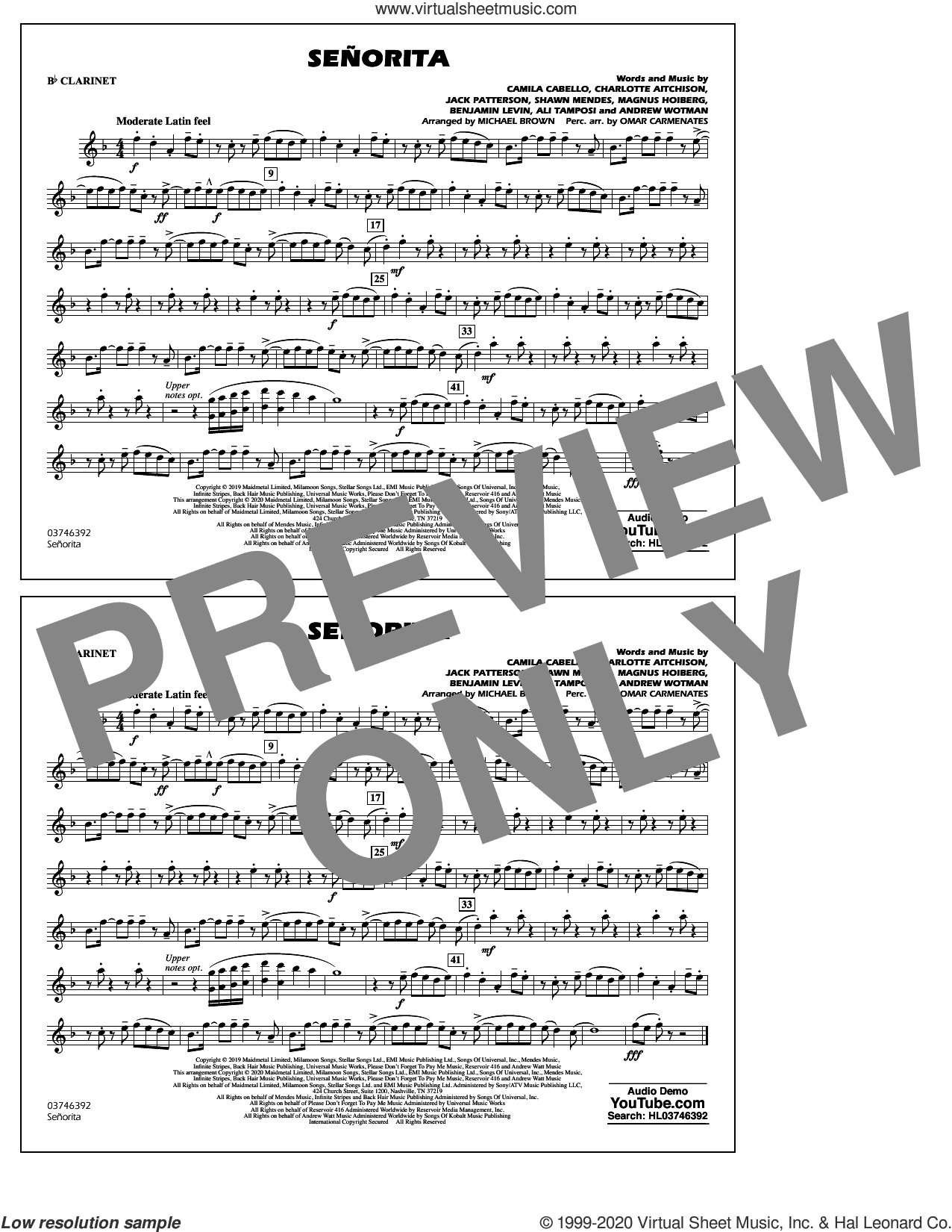 Se&#241;orita (arr. Carmenates and Brown)