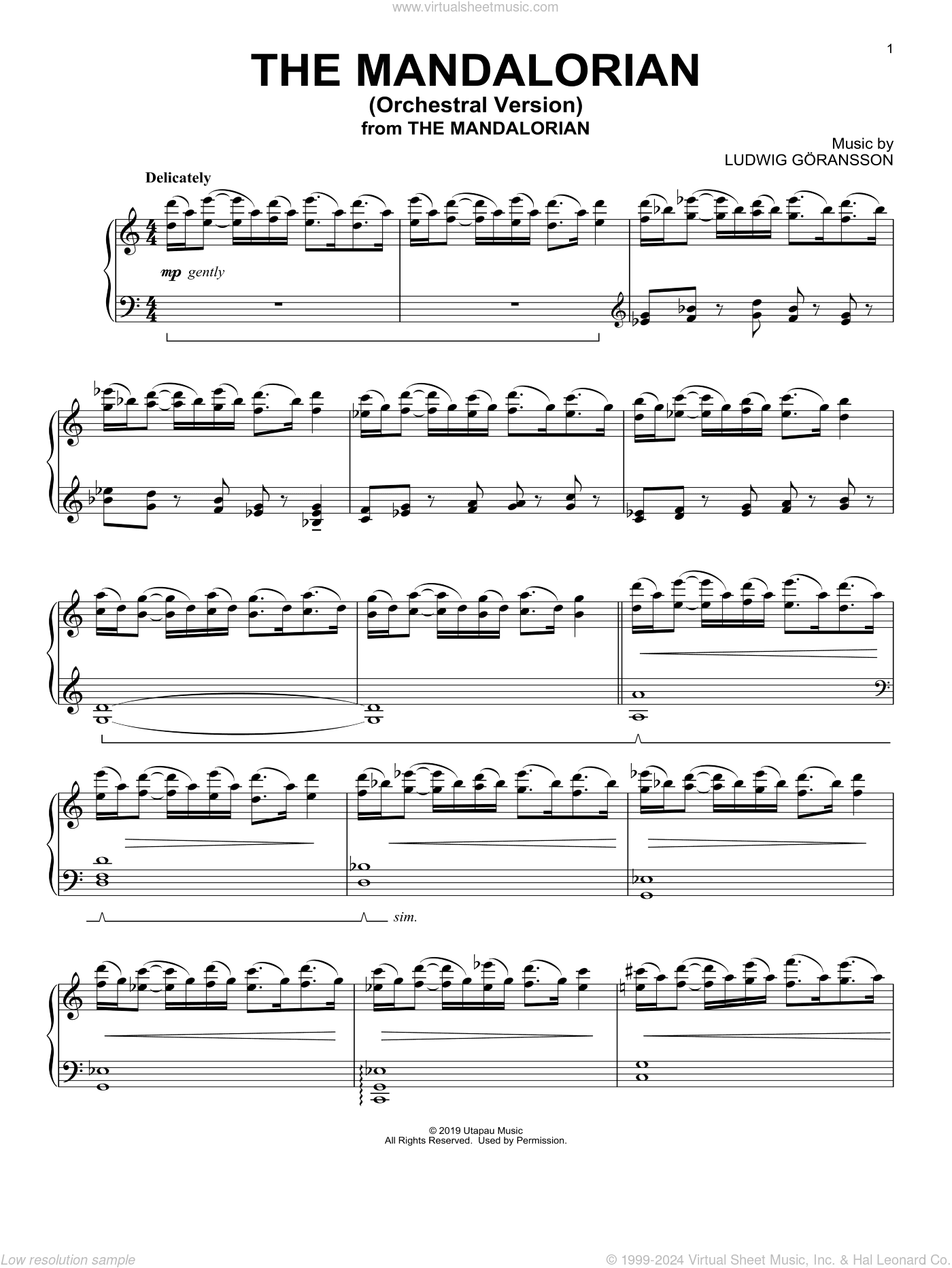 The Mandalorian (Orchestral Version) (from Star Wars: The Mandalorian)