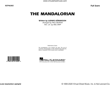 The Mandalorian (from Star Wars: The Mandalorian) (arr. Paul Murtha)