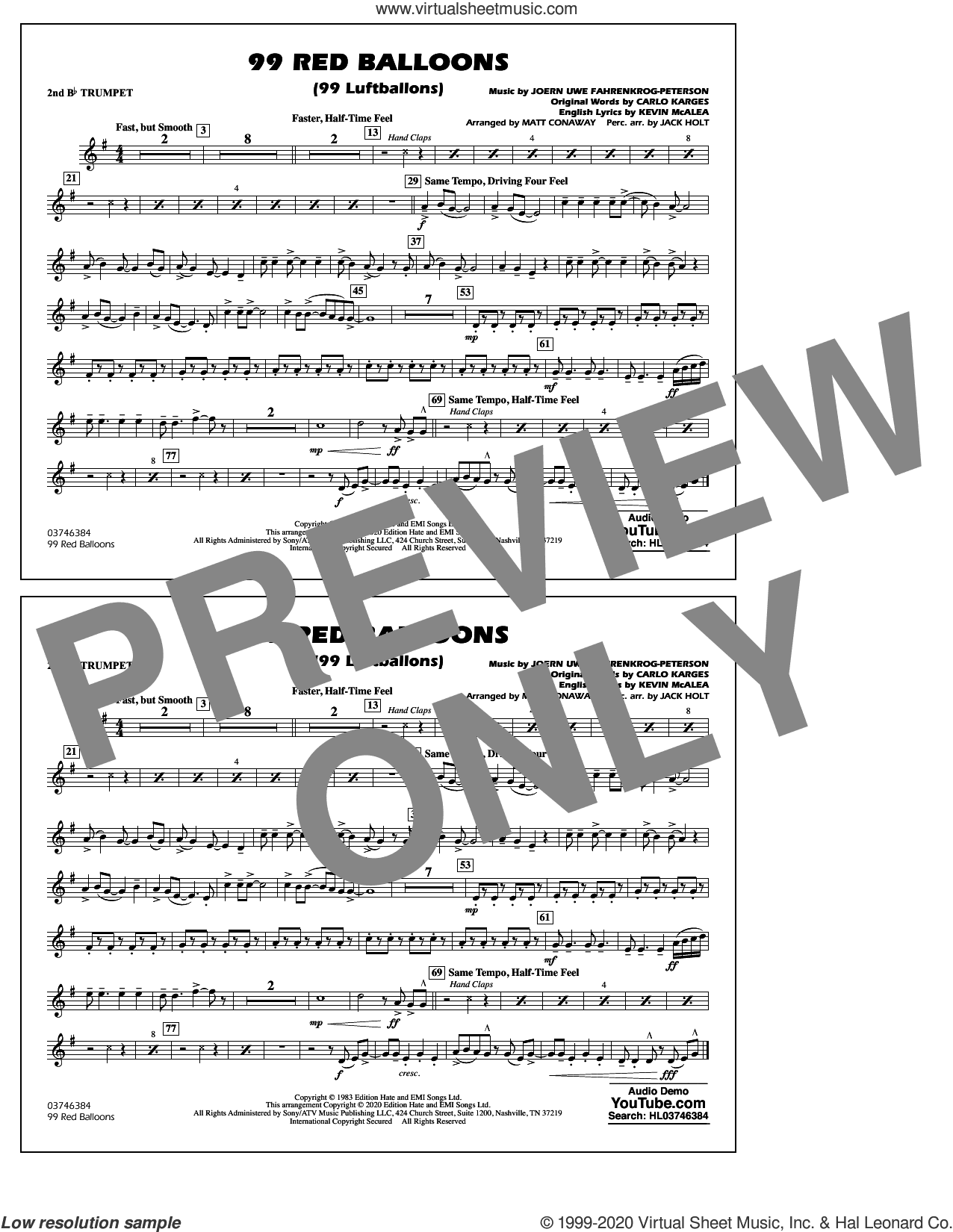 99 Red Balloons (arr. Holt and Conaway)